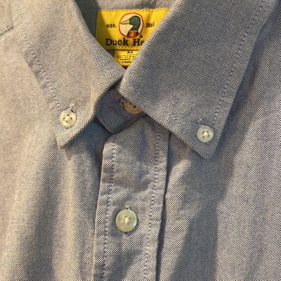 Vintage Duck head button up blue mens dress shirt - Picture 4 of 4